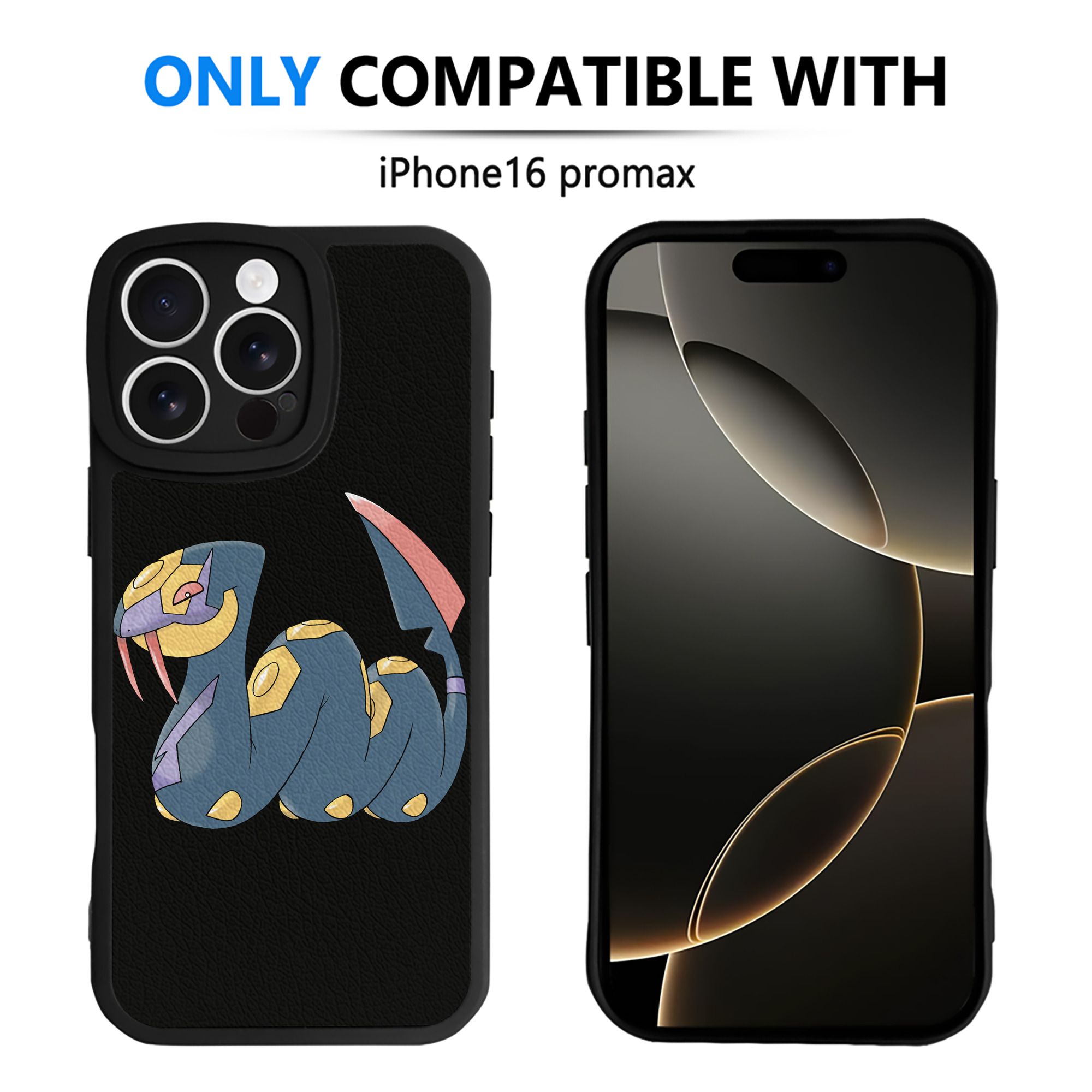 （画像用） ポケットモンスター Pokémon 【iPhone 16シリーズ対応】シリコンスマホケース（レザー調） 材質：シリコン